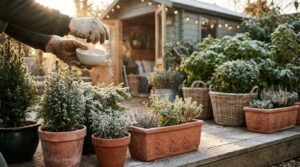 ontdek waarom tuiniers deze winter wit keukenpoeder op hun terras strooien en de onweerstaanbare reden achter deze nieuwe trend.