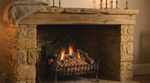 traditionele open haard: franse tip voor senioren om moeiteloos houtpellets te gebruiken en van warmte en sfeer te genieten.